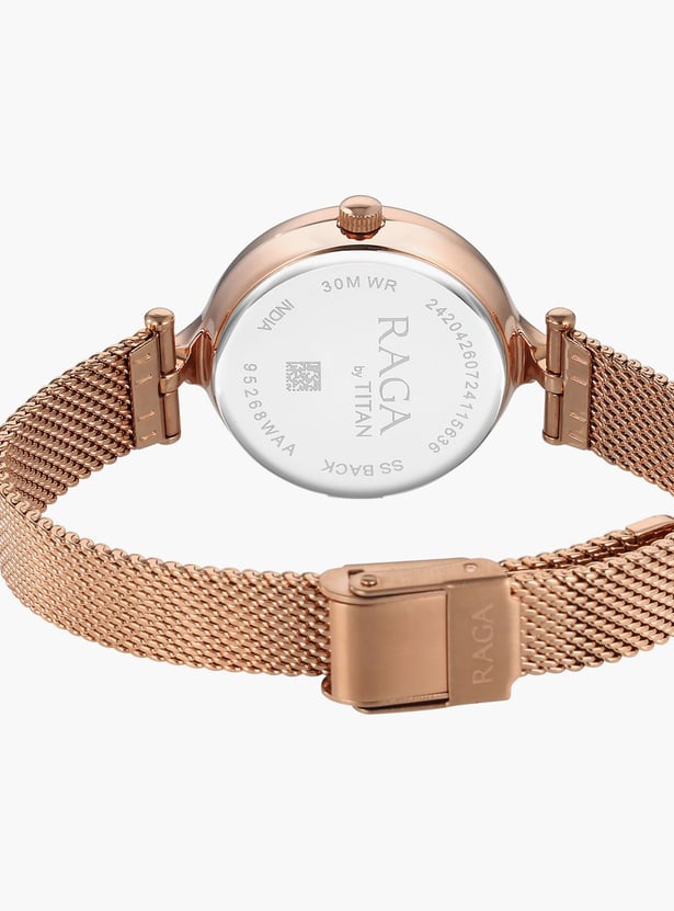 TITAN Raga Showstopper Embellished Analog Watch - NT95268WM01