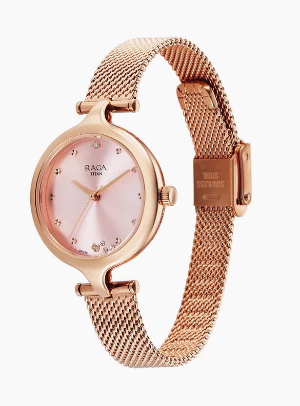 TITAN Raga Showstopper Embellished Analog Watch - NT95268WM01