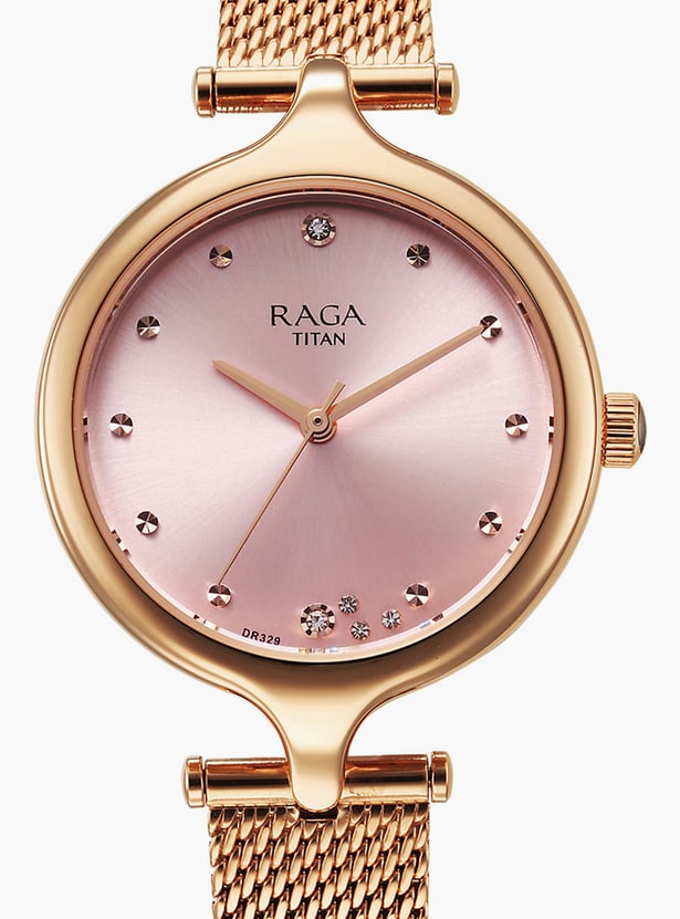 TITAN Raga Showstopper Embellished Analog Watch - NT95268WM01