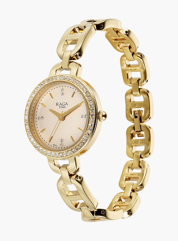 TITAN Raga Showstopper Embellished Analog Watch - NT95305YM01