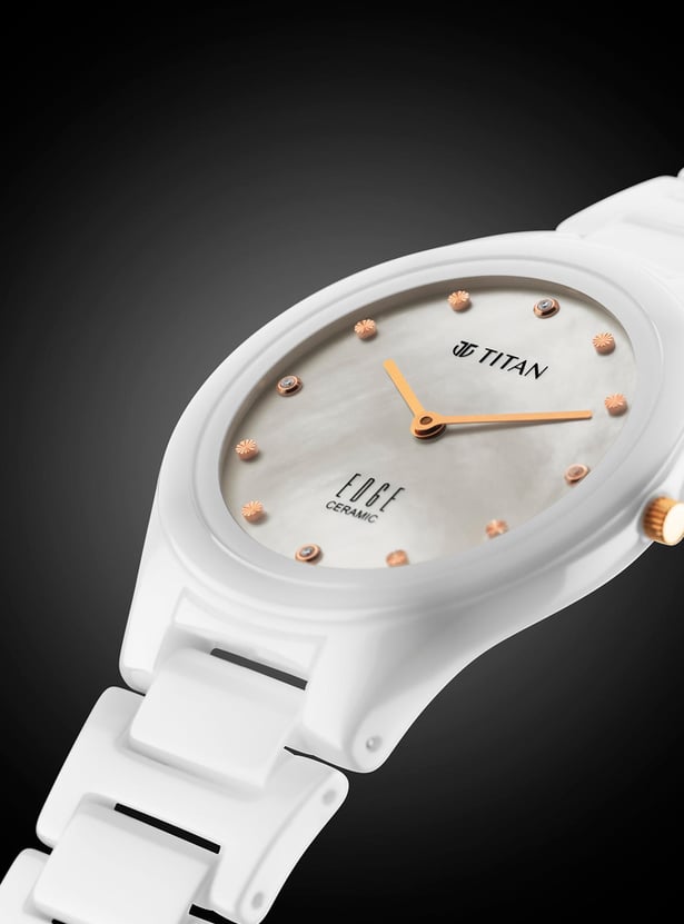 TITAN Edge Ceramic Analog Watch - NT2653KC03