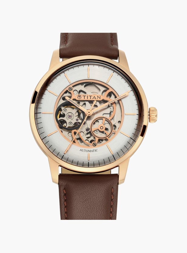 TITAN Automatics Skeleton Watch - NT90110WL03