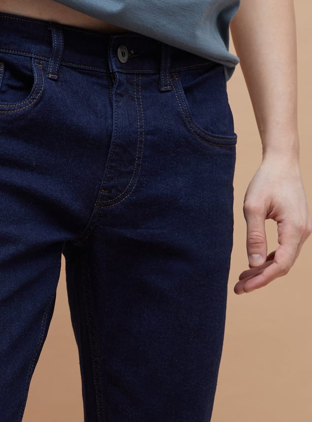 FORCA Solid Slim Tapered Jeans