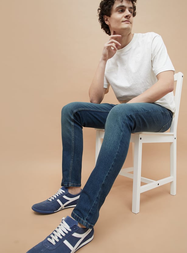 FORCA Stonewashed Slim Tapered Jeans