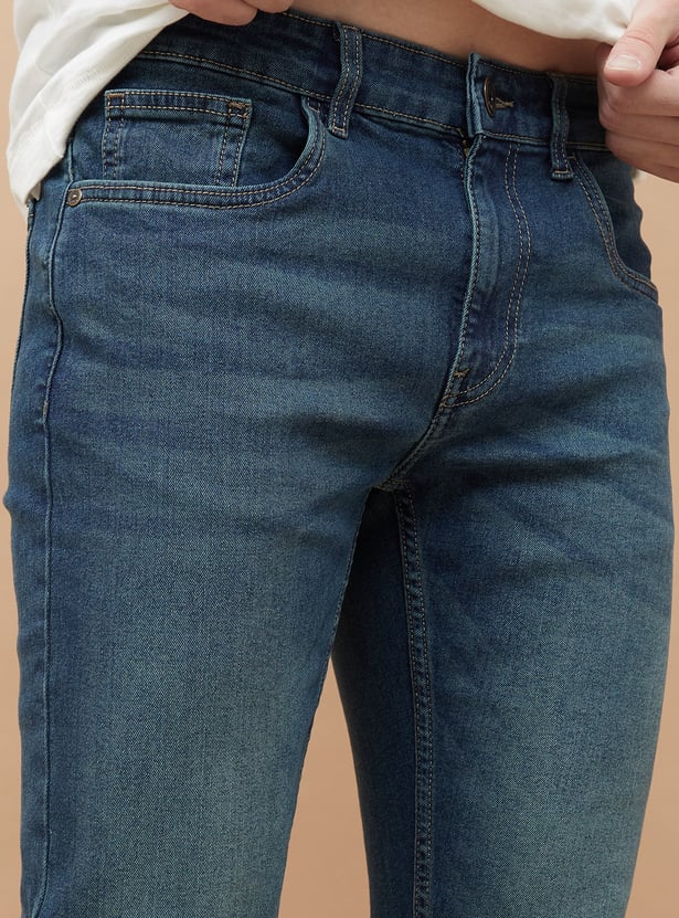 FORCA Stonewashed Slim Tapered Jeans