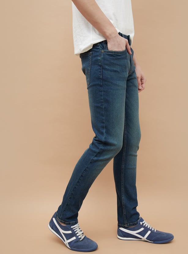 FORCA Stonewashed Slim Tapered Jeans