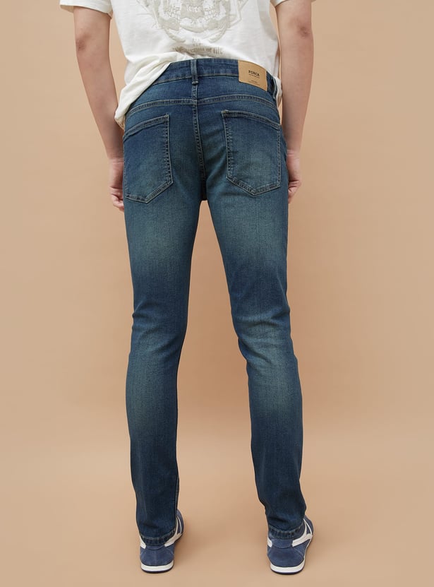 FORCA Stonewashed Slim Tapered Jeans