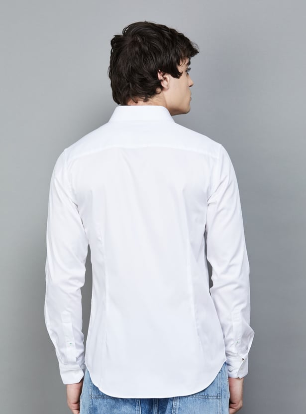 UNITED COLORS OF BENETTON Solid Slim Fit Shirt