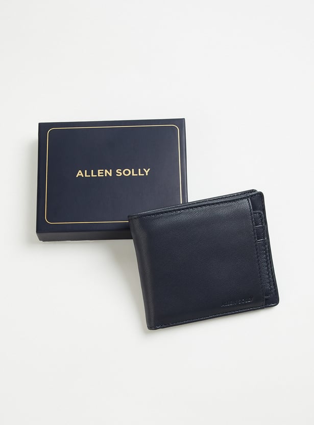 ALLEN SOLLY Solid Bi-Fold Leather Wallet