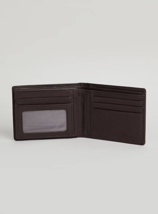 ALLEN SOLLY Solid Design Bi-Fold Wallet