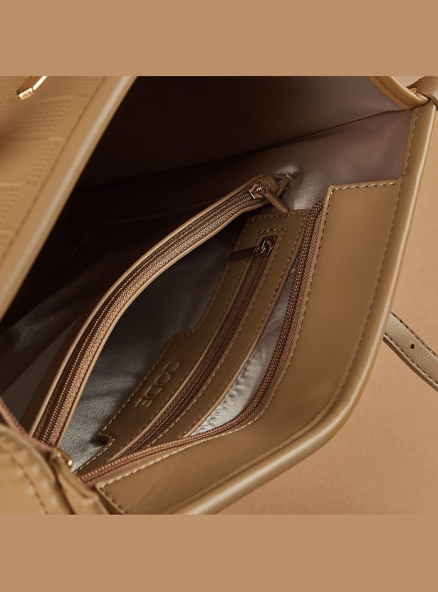 CODE Checked Shoulder Bag