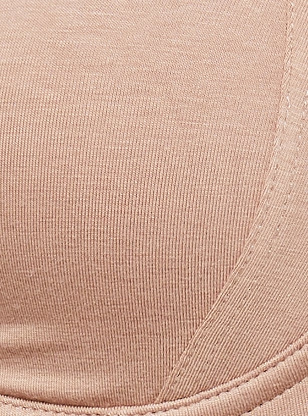 ENAMOR Solid Padded Non-Wired Push-Up Bra