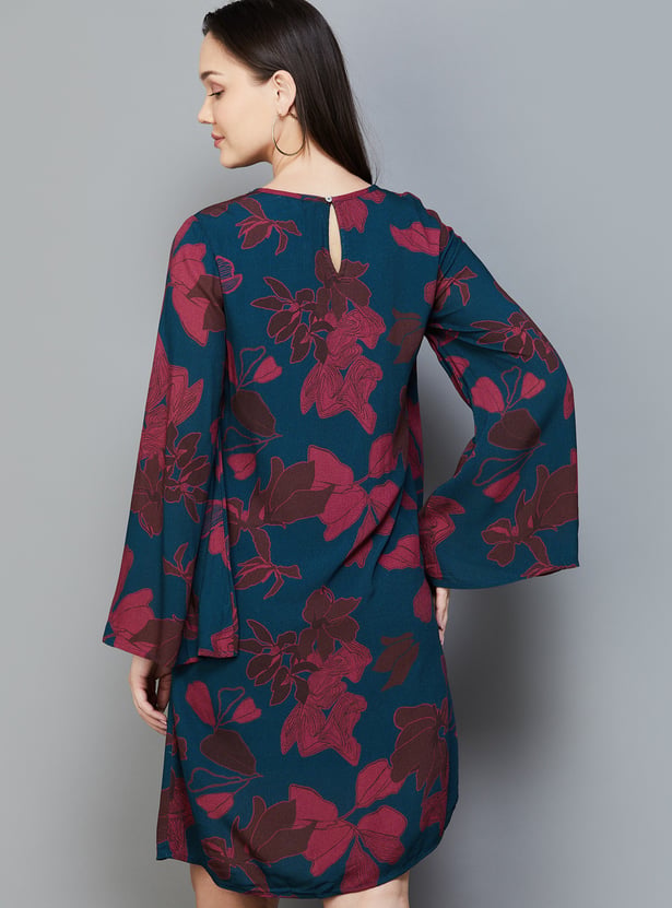AND Floral Print A-Line Dress