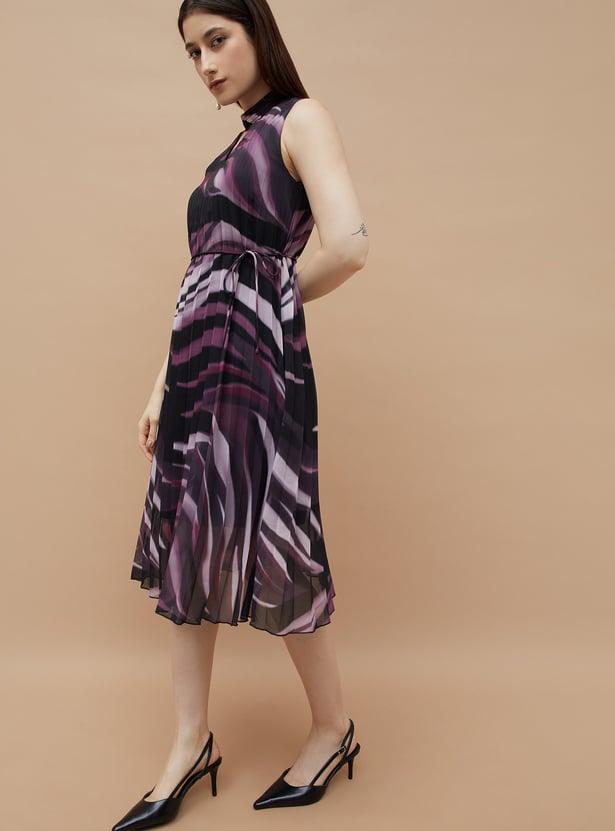 Buy CODE Printed A-line Dress from CODE at just INR 2199.0