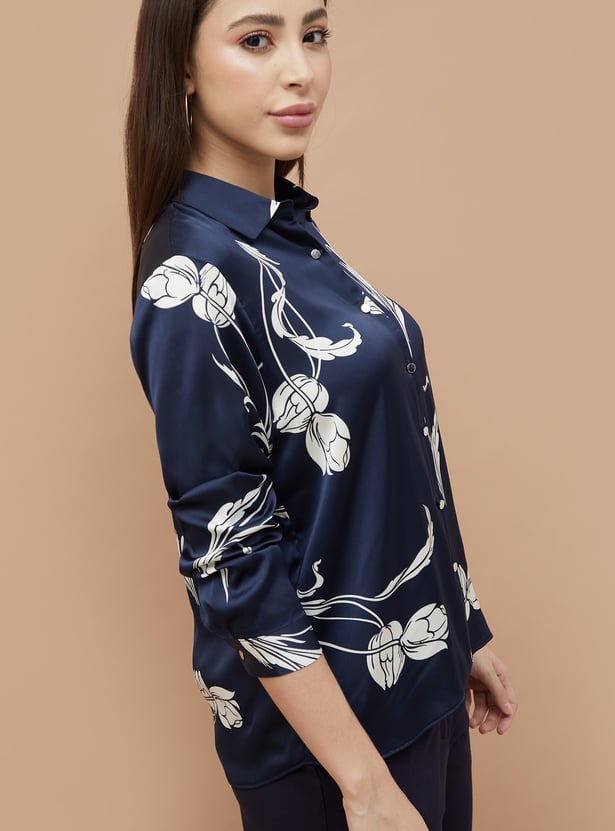 Buy CODE Floral Print Shirt from CODE at just INR 1799.0
