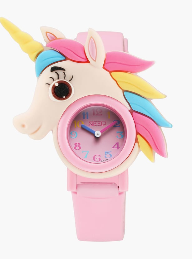 ZOOP Friends From Nature Unicorn Analog Watch - NT16039PP01
