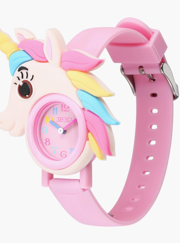 ZOOP Friends From Nature Unicorn Analog Watch - NT16039PP01