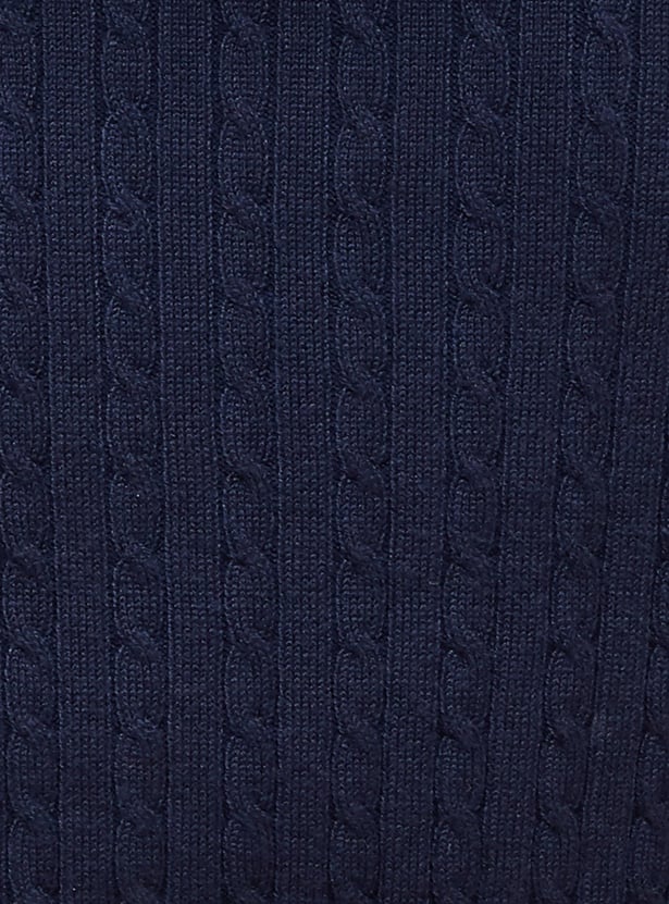 GINGER Knit Johnny Collar T-shirt