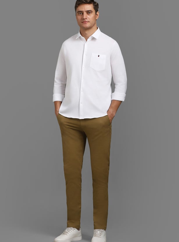 LP SPORT Solid Regular Fit Shirt