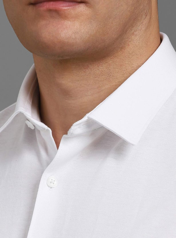LP SPORT Solid Regular Fit Shirt