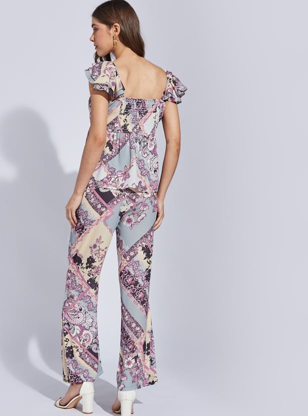 LATIN QUARTERS Floral Printed Co-ord Set