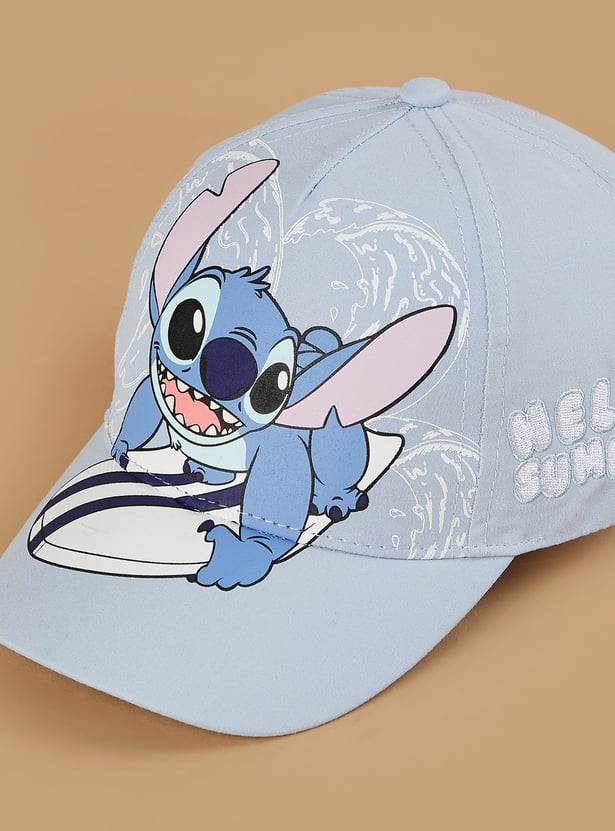 FAME FOREVER Stitch Print Baseball Cap