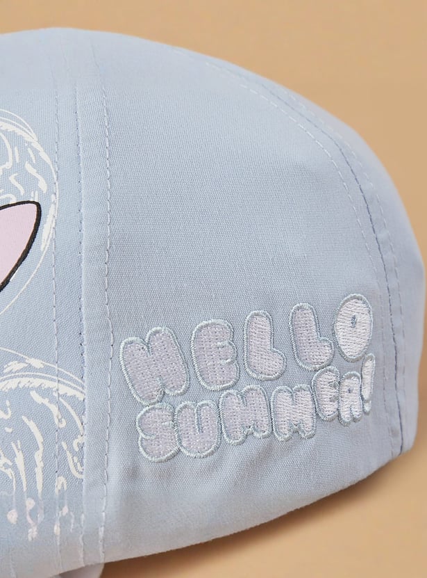 FAME FOREVER Stitch Print Baseball Cap