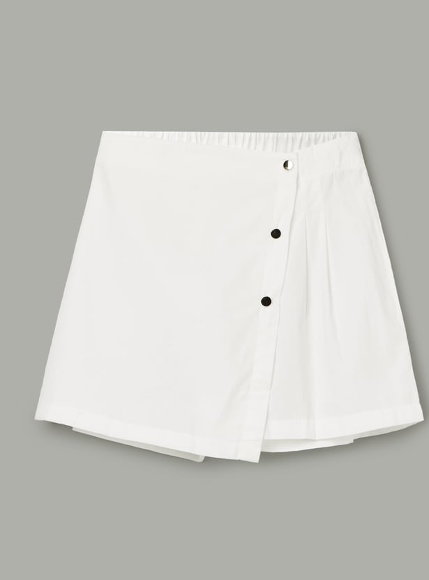 PEPPERMINT Girls Solid Skorts