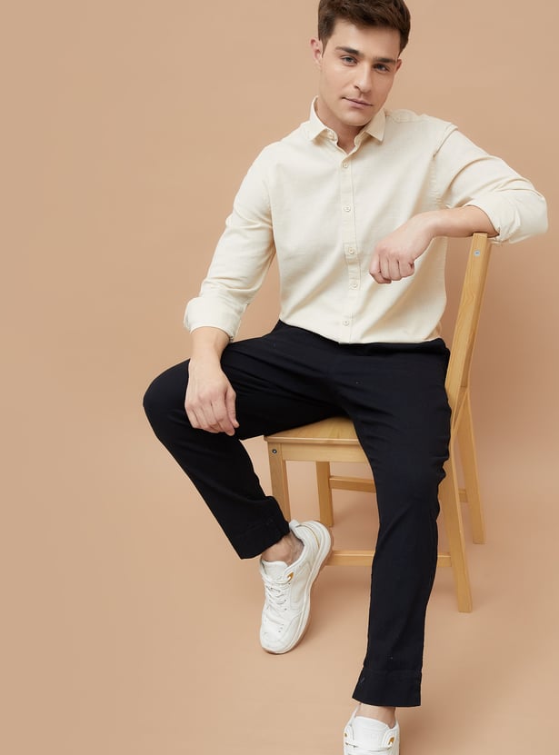 CODE UNWIND Solid Regular Fit Shirt