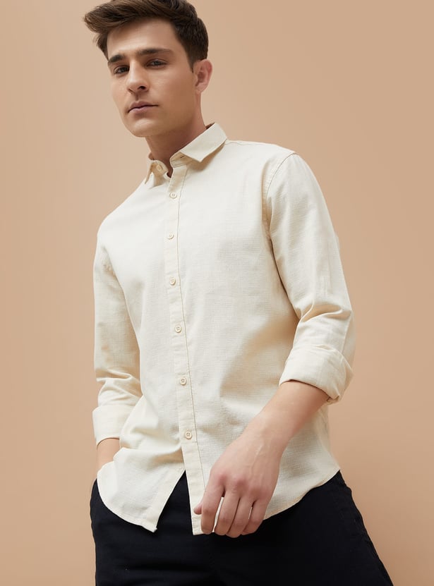 CODE UNWIND Solid Regular Fit Shirt