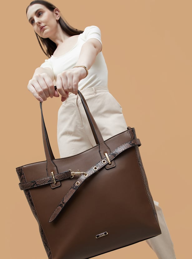 Code Bags Buy CODE Panelled Texture Shoulder Bag from CODE at just INR 2899.0