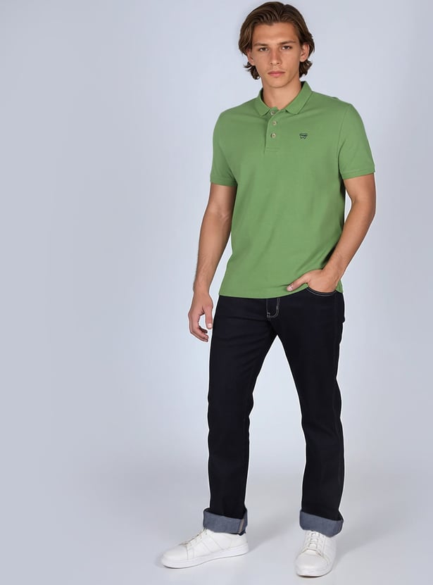 WRANGLER Solid Polo T-shirt