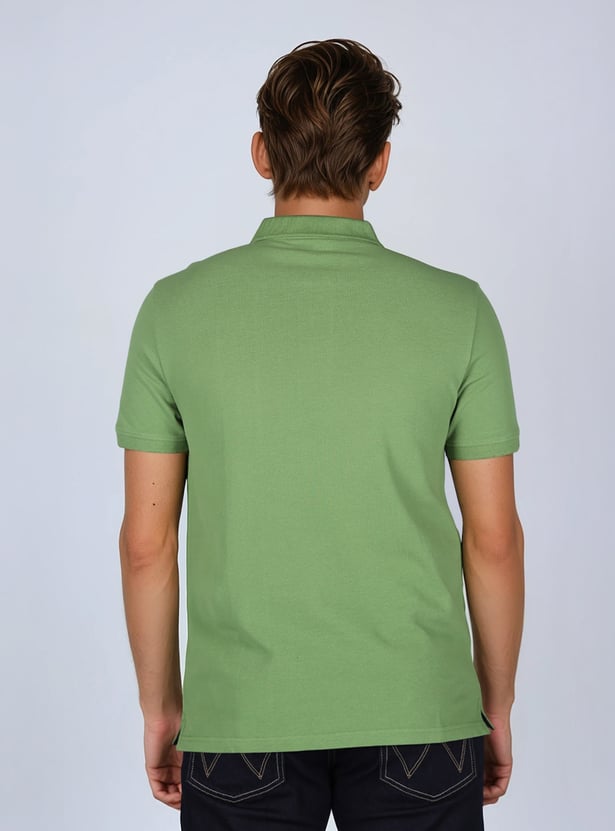 WRANGLER Solid Polo T-shirt