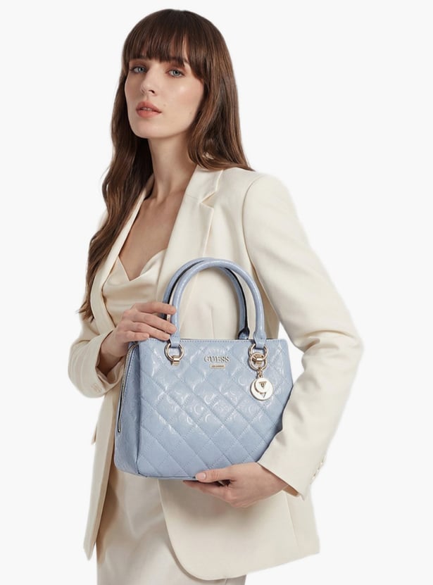GUESS Quilted Handheld Bag