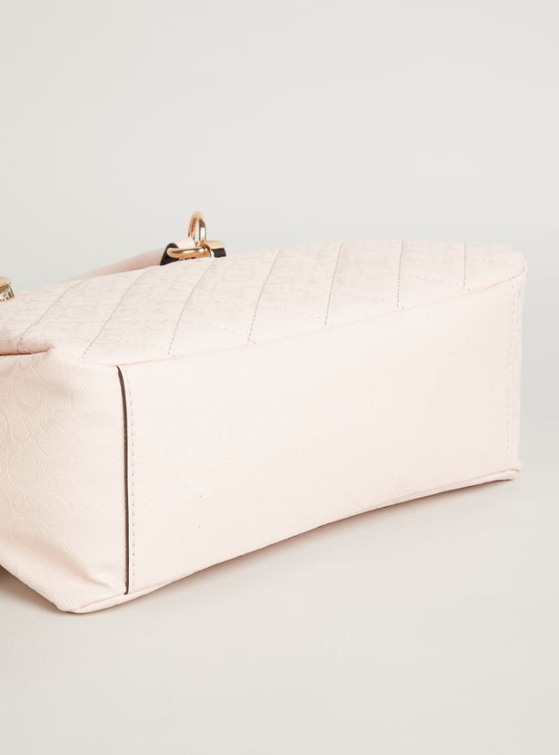 GUESS Quilted Handheld Bag