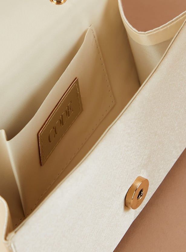 CODE Textured Envelope Clutch