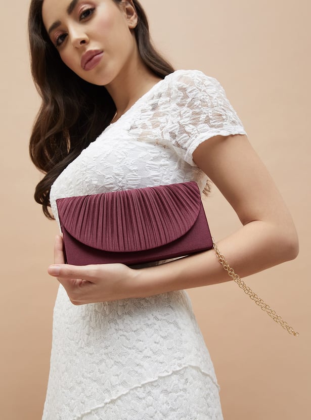 CODE Textured Envelope Clutch