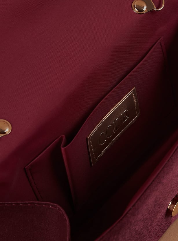 CODE Textured Envelope Clutch
