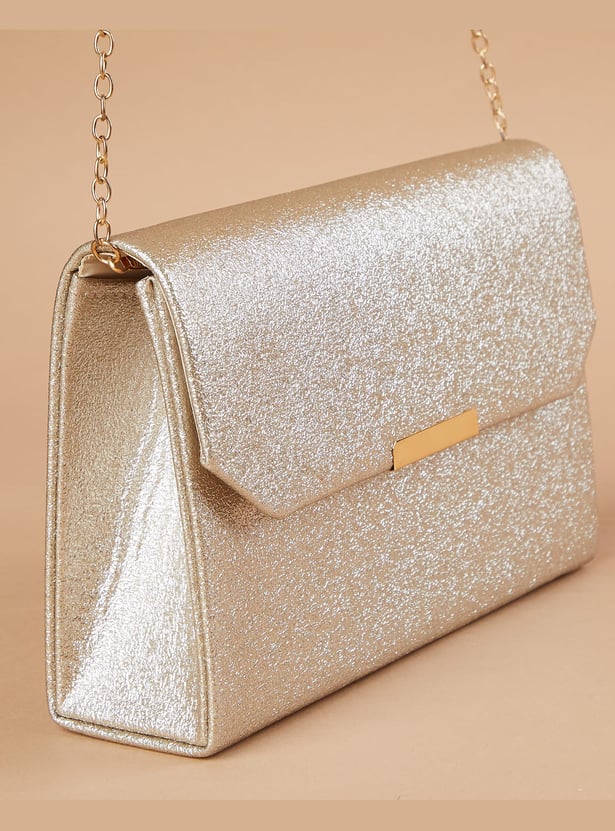 CODE Basket Weave Clutch