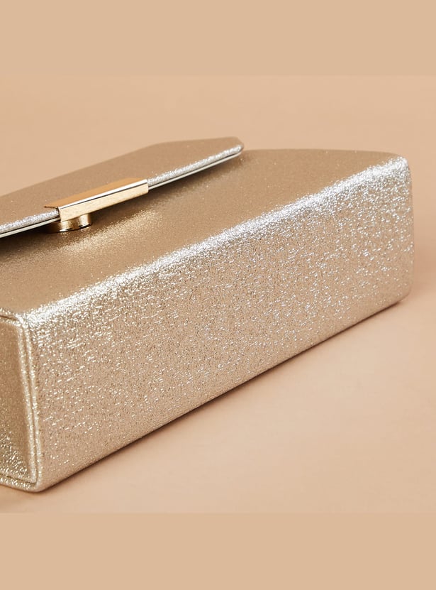 CODE Basket Weave Clutch