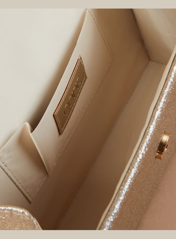 CODE Basket Weave Clutch