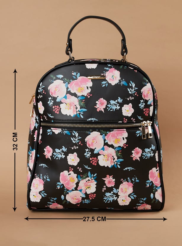 GINGER Floral Print Backpack