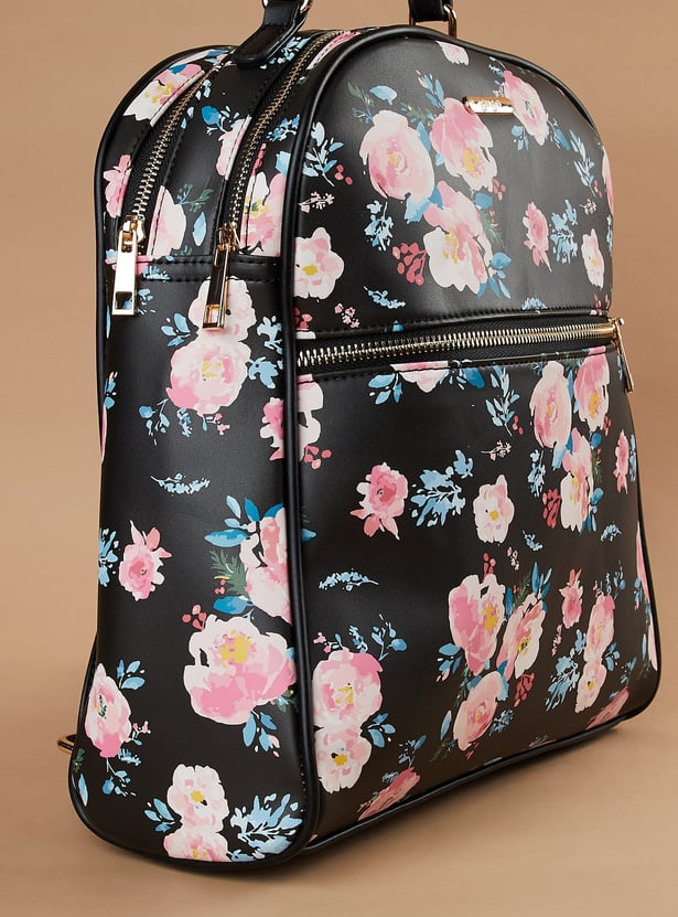 GINGER Floral Print Backpack