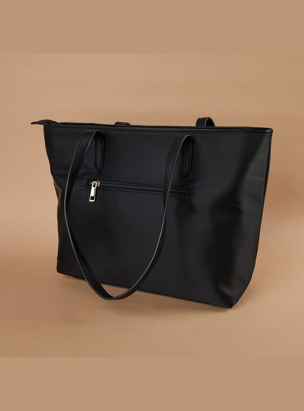 GINGER Quilted Pocket Shoulder Bag