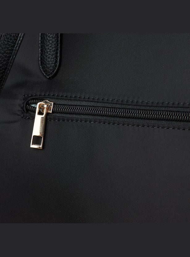 GINGER Quilted Pocket Shoulder Bag