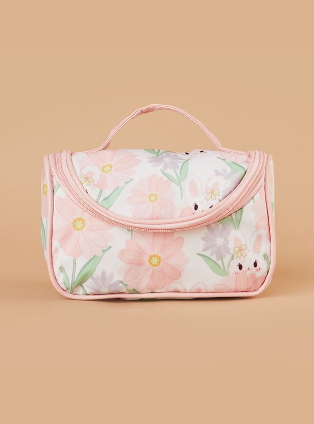 GINGER Heart Print Vanity Pouch