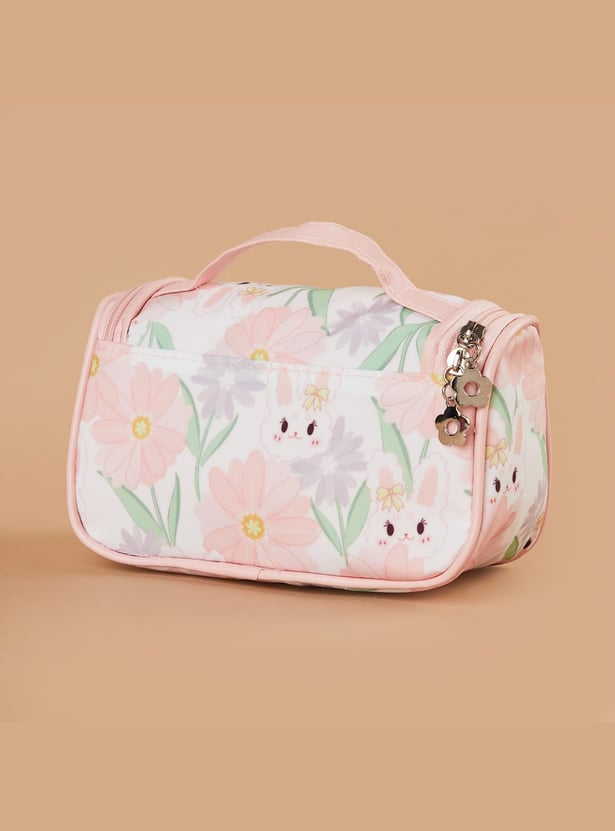 GINGER Heart Print Vanity Pouch
