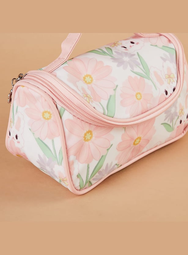 GINGER Heart Print Vanity Pouch