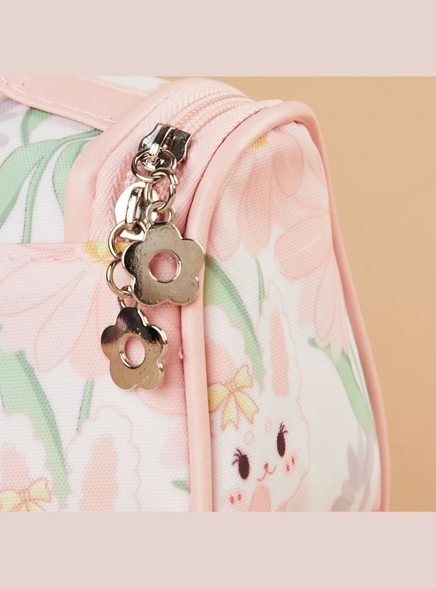 GINGER Heart Print Vanity Pouch
