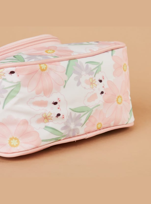 GINGER Heart Print Vanity Pouch